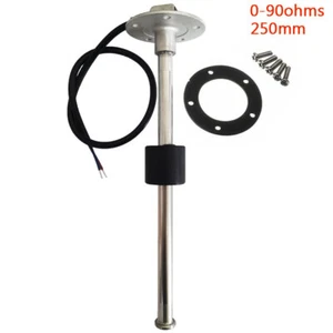 Fuel Level Sensor 0-90ohms 250mm For Gas/Water Tank SAE 5 Hole Pattern Stainless - Picture 1 of 6