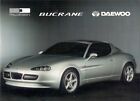 Daewoo Ital Design Bucrane Concept Car 1995 zweisprachig ausklappbar Verkaufsbroschüre 