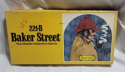 De colección 1978 "221B Baker Street" por Hansen - Falta 1 tarjeta Scotland Yard Foto 1 de 4