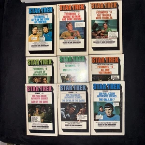 Vintage 1970s STAR TREK FOTONOVELS 1, 2, 3, 4, 5, 6, 7 ,9, 10 Harlan Ellison 1st - Picture 1 of 17