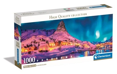 Clementoni Puzzle Collection Panorama - Colourful Night Over Lofoten Island sHnM - Immagine 1 di 4