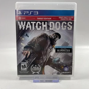 Watch Dogs Target Edition (Sony Playstation 3, PS3) Preowned With Inserts - Picture 1 of 6