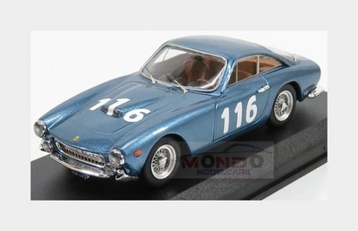 1:43 Best Ferrari 250 Gtl #116 Targa Florio 1965 Blouin Sauer Blue BE9129-2 Mode - Immagine 1 di 2