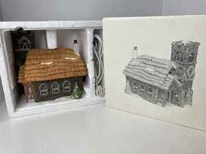 Department 56 IVY GLEN CHURCH Dickens Village Series 5927-7 1988 VTG RETIRED - Picture 1 of 12