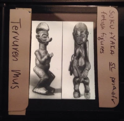 Suku & Yaka "Fetish Figures" Primitive African Tribal Art 35mm Vintage Slide - Image 1 of 3