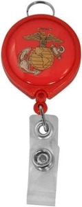 United States Marine Corps Military Retractable Badge ID Holder Official License - Picture 1 of 1