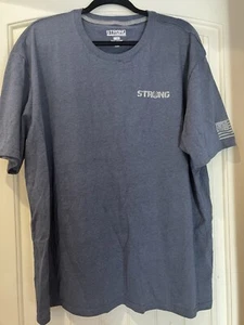 Strong 2xl Tshirt Dusty Blue Live Free Eagle 2xl - Bild 1 von 4