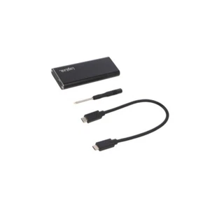 UA0314 Festplatten Gehäuse: M.2 bedient 1x M.2 SATA SSD schwarz LOGILINK - Picture 1 of 1