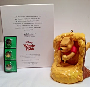 2018 Hallmark Andenken RUMBLY IN MY TUMBLY Disney Winnie Puuh Licht & Sound - Bild 1 von 12