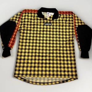 NWT Vintage Adidas Goalkeeper Template Jersey Shirt 1996/97 Yellow Size L - Picture 1 of 10