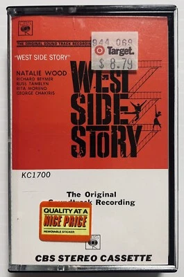 West Side Story Music Cassette Tape KC1700 CBS Records 1980s Original - Image 1 of 4
