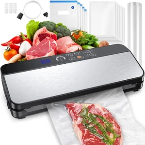 Food Vacuum Sealer Automatic Sealing Machine for Food Preservation Dry Moist Sea - Picture 1 of 6