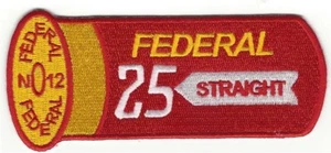 25 STRAIGHT SKEET TRAP SHOTGUN SHOOTING PATCH - Picture 1 of 1