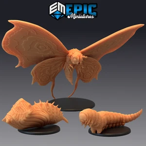 POLILLA GIGANTE, mazmorras y dragones miniatura, monstruo de insectos D&D, miniaturas épicas - Imagen 1 de 11