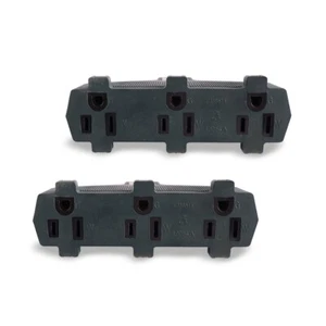 3 Outlet Grounding Adapter Heavy Duty Grounded Power Tap 3-Prong Outlet Adapter - Picture 1 of 6
