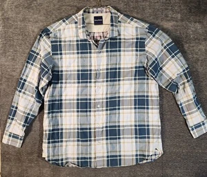 Tommy Bahama Plaid Long Sleeve Shirt Mens 3X Green Cotton - Picture 1 of 5