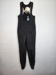 VTG NWT - SCHOELLER Skifans -Womens Ski BIB- Size 10 Reg, Black - Made in USA  - Imagen 1 de 12