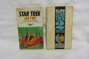 VTG Star Trek Log Two and All New Star Trek 2 Alan Foster, James Blish Paperback - Picture 1 of 10
