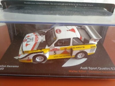 COCHE 1/43, ALTAYA, MODELO AUDI SPORT QUATTRO E2 RALLYE SANREMO 1985 - Imagen 1 de 3