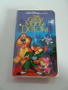 Vintage Walt Disney Black Diamond The Great Mouse Detective VHS - Picture 1 of 7