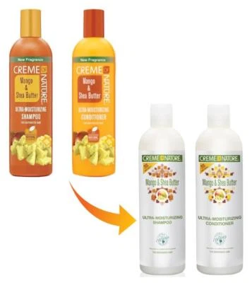 Xampu e condicionador Creme of Nature manteiga de manga e karité 354 ml - Imagem 1 de 2