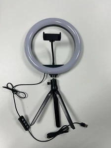 26cm LED Ring Light with Stand.Tiktok YouTube Makeup Selfie Instagram Live - Picture 1 of 4