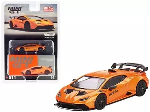Mini GT 1:64 Lamborghini Huracán STO Arancio Boreal Metal Diecast Car Model Toy - Picture 1 of 5