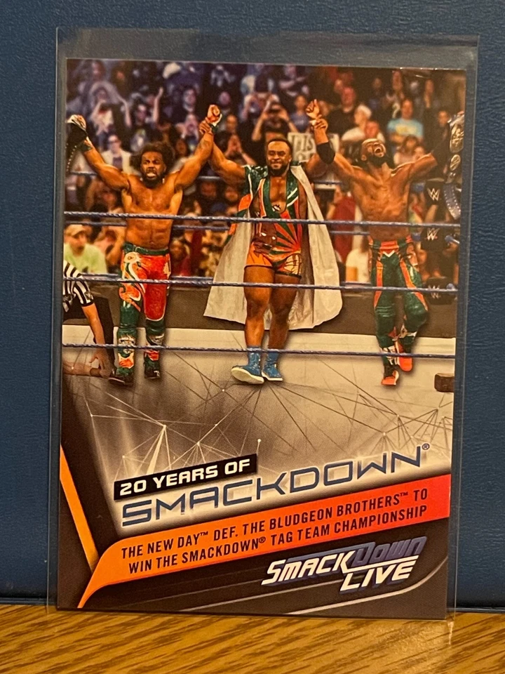 2019 Topps WWE Smackdown 20 Years of Smackdown SD-46 The New Day - Image 1 of 2