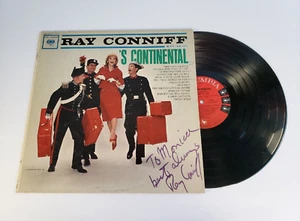 RAY CONNIFF 'S Continental Columbia 6 Eyes Mono Signed LP CL 1776 Promo Copy - Picture 1 of 10