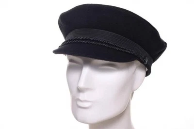 Balke Elbsegler Tuch schwarz Schiffer Mütze kapitän Segler Schirm kappe - Bild 1 von 3