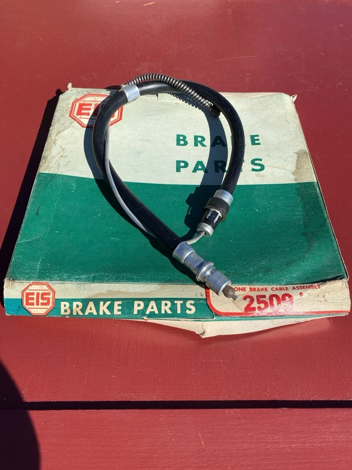 "Cable de freno trasero izquierdo Dodge Dart Valiant 1967-69 EIS 2509 353/4"" CABLE 203/4"" CONDUI" Foto 1 de 4