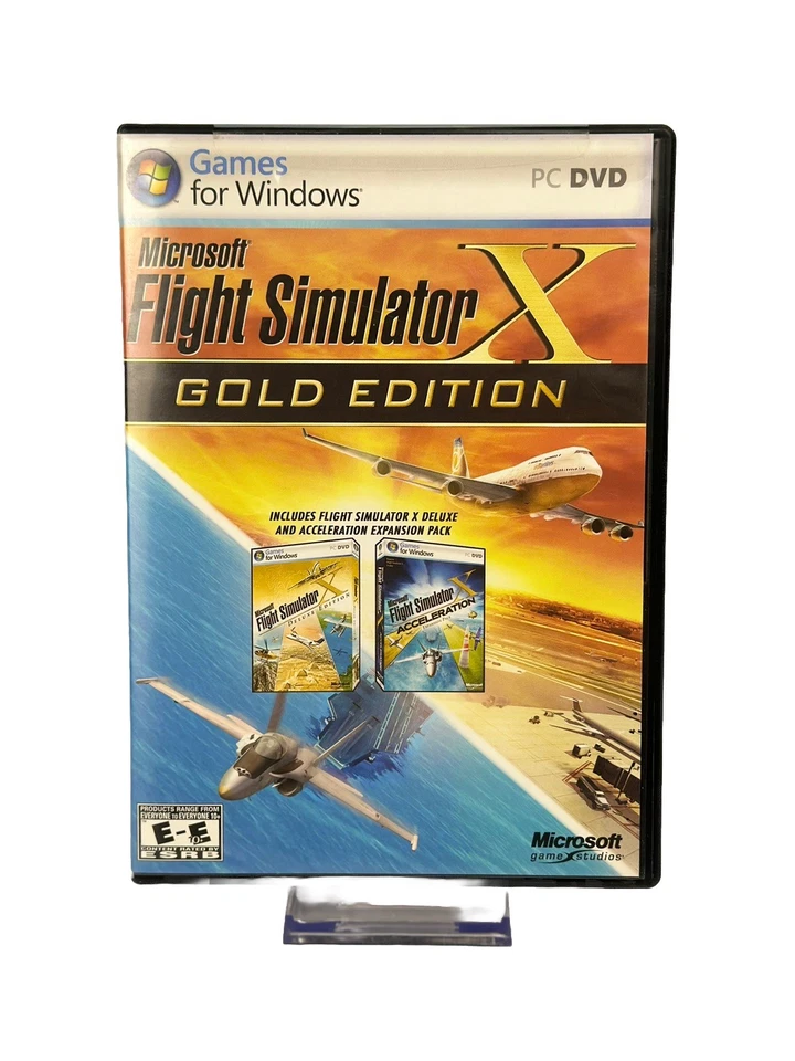 Microsoft Flight Simulator X: Gold Edition (PC: Windows, 2008) Foto 1 de 4