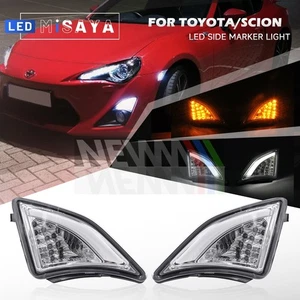 2x LED DRL Turn Signal Light Parking Corner Lamp For 2013+ Scion FRS Toyota GT86 - Picture 1 of 12