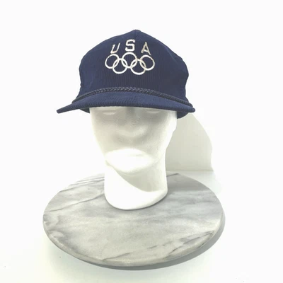 De colección Años 90 Drew Pearson Equipo de Pana EE. UU. Juegos Olímpicos Snapback Gorra Gorra Hockey Foto 1 de 4