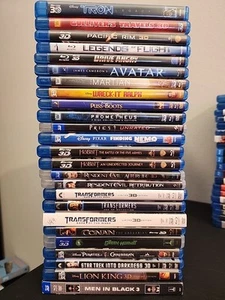3D Bluray Lot Tron Legacy Avatar Pirates Lion King Star Trek Transformers Conan - Picture 1 of 5