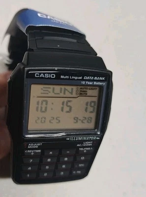 Orologio Casio DBC-32-1ADF Databank Calcolatrice Digitale - Immagine 1 di 4