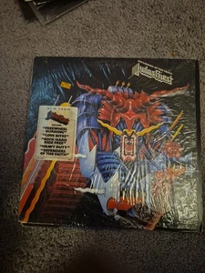 Judas Priest Defenders Of The Faith Vinyl Record LP USA 1984 Hype Sticker - Picture 1 of 3