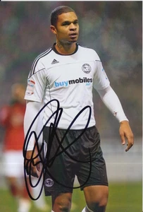 DERBY COUNTY HAND SIGNED DEAN LEACOCK 6X4 PHOTO 3. - Picture 1 of 1