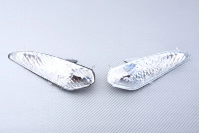 AVDBMOTO Paire de Clignotants Avant Blancs Clairs Droit Gauche BMW R1200RT / SE 2005-2009