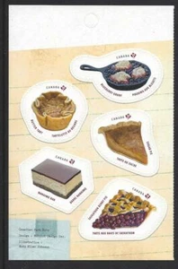 CANADA 2019 DESSERTS OF CANADA SELF ADHESIVE BOOKLET PANE SET OF 5 UNMOUNTED MT - Imagen 1 de 1