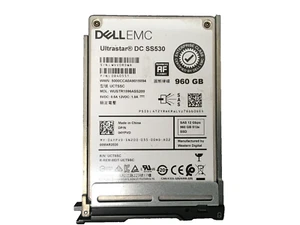 Dell 960GB 12Gbps SAS RI TLC 2.5 SSD 512e DC SS530 4YPVD-OSTK WUSTR1596ASS200 - Afbeelding 1 van 3