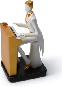 Musik Deko Figur Klavier Statue Modern Skulptur Haus Geschenke Tisch Herzstück - Bild 1 von 10