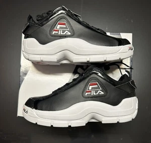 Zapatos de baloncesto Fila Grant Hill 2 Low 96 negros blancos 1BM00609 para hombre talla 7,5 - Imagen 1 de 6