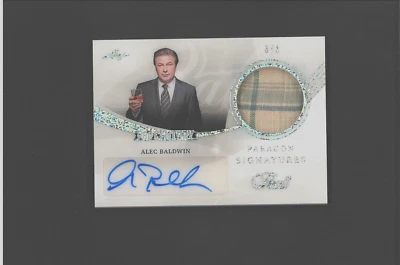Alec Baldwin Auto #/4 RELIC Leaf Pop Century Pearl Paragon Signatures Autograph - Image 1 of 3