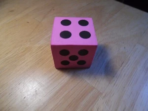 Dados de espuma para niños juguete dados juego de espuma dados de mayor tamaño - Imagen 1 de 4