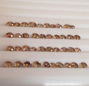 1,5 CT, da 2 mm a 2,5 mm (mix), tondo taglio brillante colore marrone diamante naturale - Foto 1 di 9