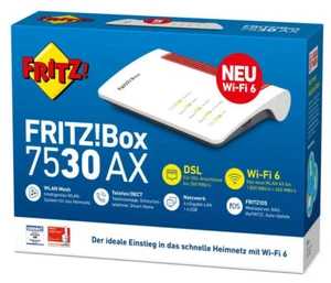 AVM FRITZ!Box 7530 AX Router Heimnet Mesh-Zentrale Wlan WiFi 300Mb S Telefonie - Bild 1 von 1