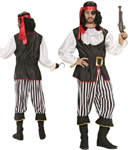 SEERÄUBER PIRATEN KAPITÄN Herren Kostüm - M 48/50 - Komplett-Set - SALE #9542 - Bild 1 von 1