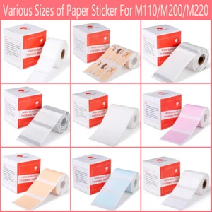 Aufkleber Klebeetiketten Aufkleberpapier zu Phomemo M110 M200 M220 Thermodrucker - Bild 1 von 19