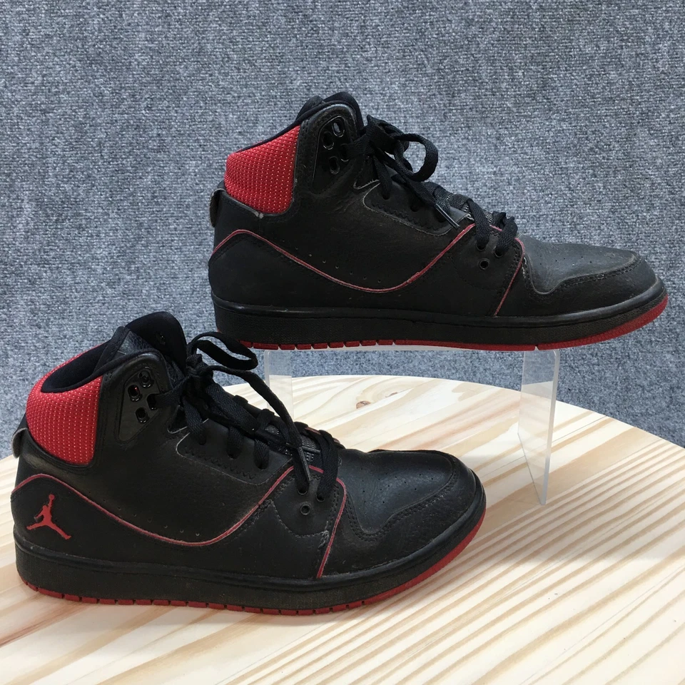 Nike Zapatos Para Hombres 8.5 Jordan 1 Flight 2 Bred Tenis de Baloncesto 555798 014 Negro Foto 1 de 4